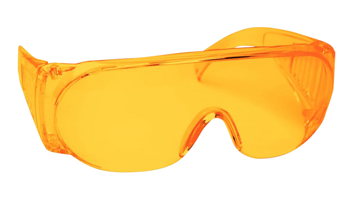 Walker's GWPFCSGLAMB Full Coverage Sport Shooting Glasses Adult Amber Lens Amber Frame