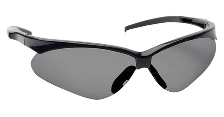 Walker's Crosshair Sport Shooting Glasses - Smoke Gray Polycarbonate Lens, Black Frame