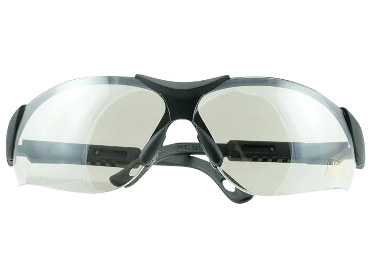 Walker's Elite Sport Shooting Glasses - Clear Polycarbonate Lens, Black Frame