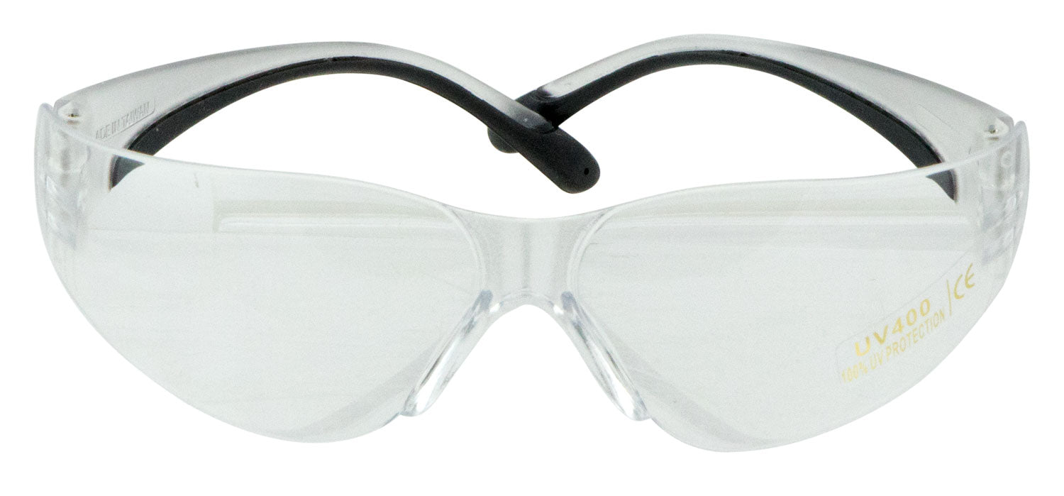Walker's Clearview Youth Sport Shooting Glasses - Clear Polycarbonate Lens, Clear Frame