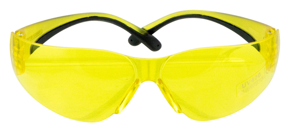 Walker's Clearview Youth Sport Shooting Glasses - Yellow Polycarbonate Lens, Yellow Frame