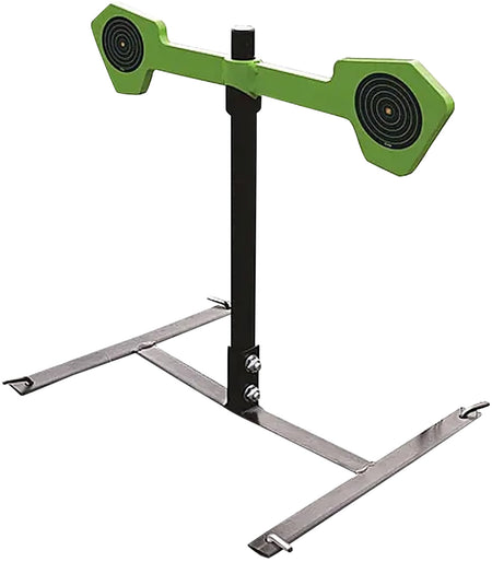 SME SMEHGS Spinning Handgun Steel Target Black/Green Circle Illustration