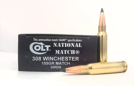 DoubleTap Colt National Match .308 Win / 7.62x51mm 155 gr PolyTip ammo