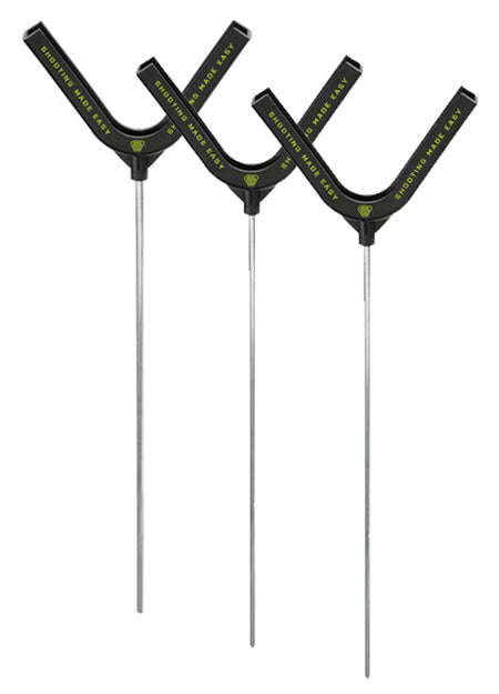 SME SMECTH Clay Target Holder Black Polymer Ground Stake 3 Per Package
