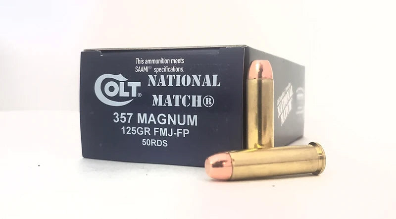 DoubleTap Colt National Match .357 Magnum 125 gr FMJ ammo