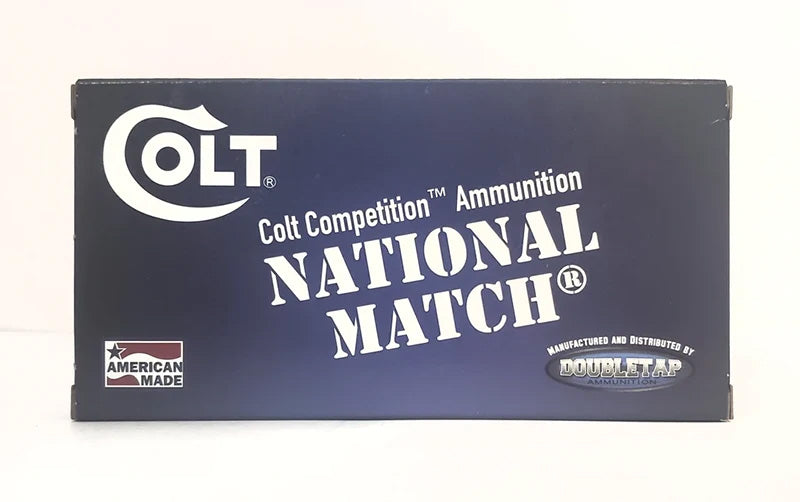 DoubleTap Colt National Match .38 Special 125 gr FMJ ammo