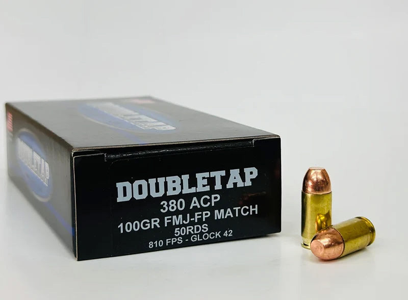DoubleTap Match .380 ACP/Auto 100 Gr FMJ