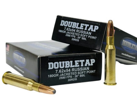 DoubleTap DT Long Gun 7.62x54mmR 180 gr JSP ammo