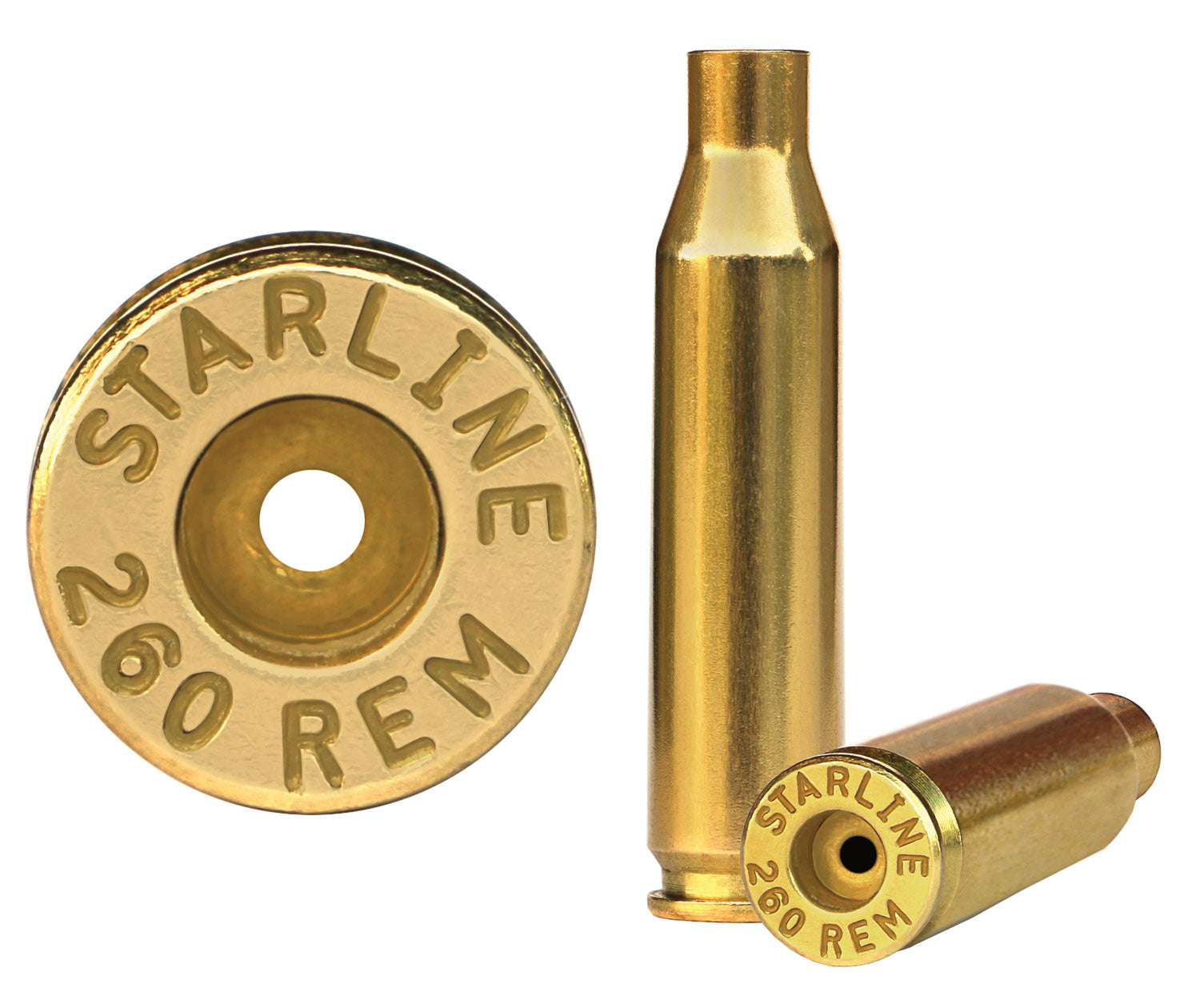 Starline Brass 260REMEUP50 .260 Rem Unprimed Rifle Cases 50 Pack