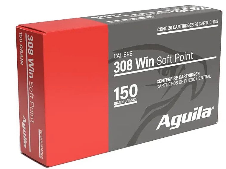 Aguila 8090AG InterLock   150 Grain .308 Win / 7.62x51mm