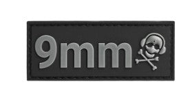 G-Code Tactical Velcro Caliber Patch 9mm Grey/Black
