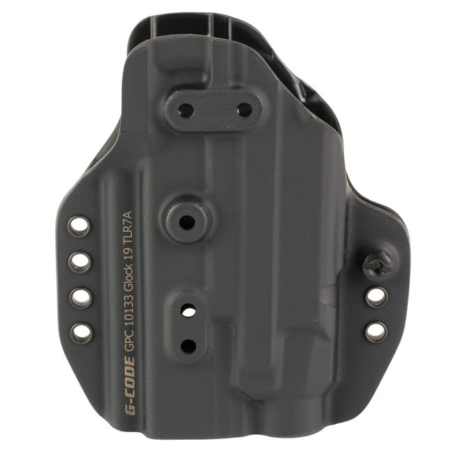 G-Code Prime Carry Holster for Glock 19/19X/45 Gen 3-5 with TLR7 A Black