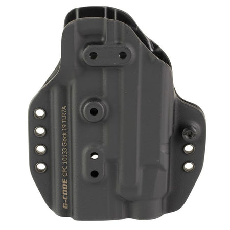 G-Code Prime Carry Holster for Glock 19/19X/45 Gen 3-5 with TLR7 A Black