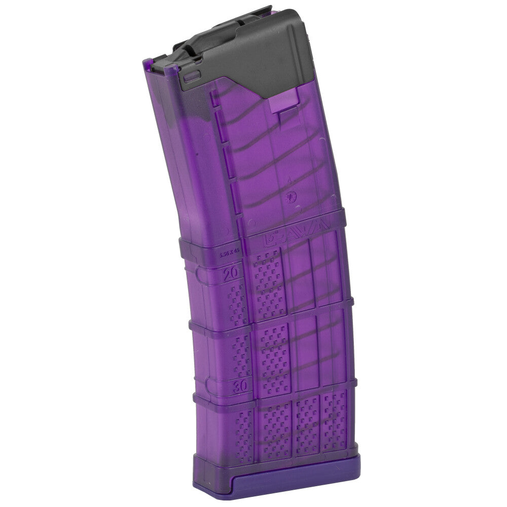 Lancer Systems L5AWM 5.56 NATO 30-Round Magazine Translucent Purple
