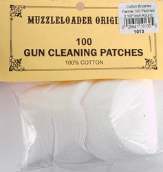 M-Loader Original Cotton Patch 45-58 Cal Cleaning 100-Pack