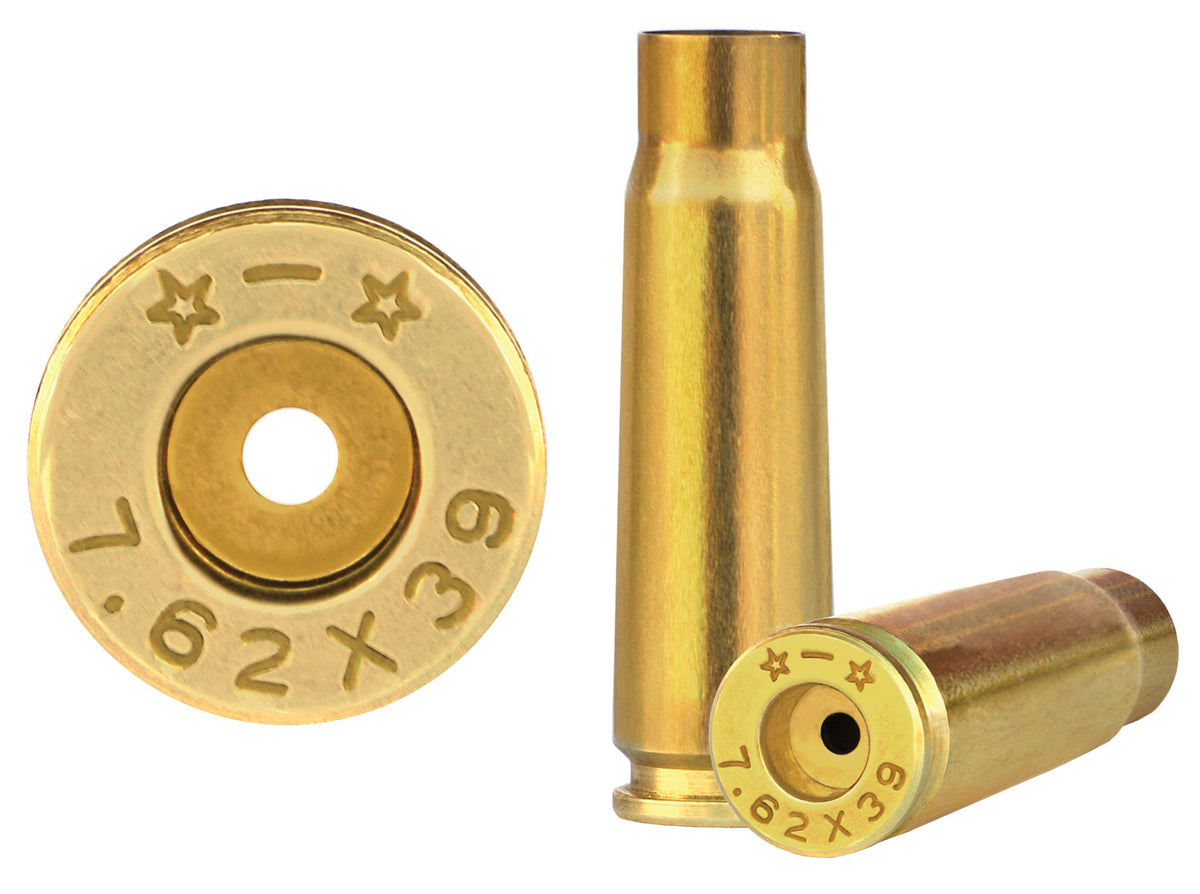 Starline Unprimed 7.62x39mm Rifle Brass Reloading Cases 50/Bag