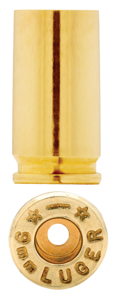 Starline Unprimed 9mm Luger Handgun Brass Reloading Cases 100/Bag