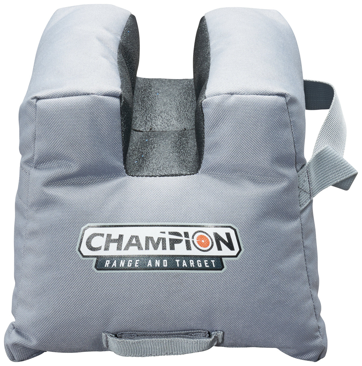 Champion 40893 Front Shooting Bag Gray with Black Panels