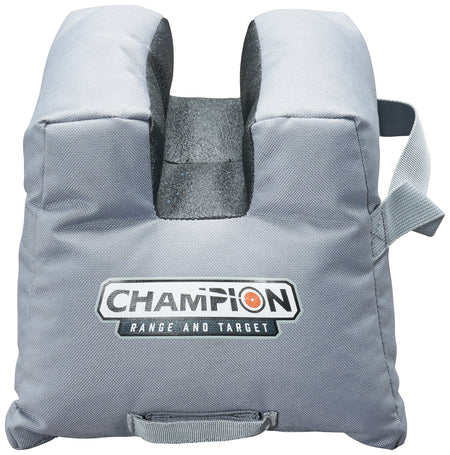 Champion 40893 Front Shooting Bag Gray with Black Panels