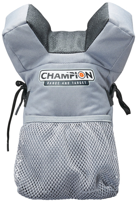 Champion 40895 Rail Rider Front Shooting Rest Bag Gray w/Black Panels