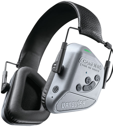 Champion Vanquish Pro Elite Electronic Hearing Protection Muff Bluetooth Rechargeable Li-ion Black/Gray