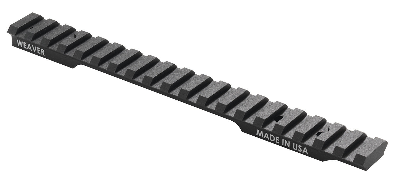 Weaver 99498 Extended Multi-Slot Picatinny Base 20 MOA Black Anodized for Savage 110 Short Action