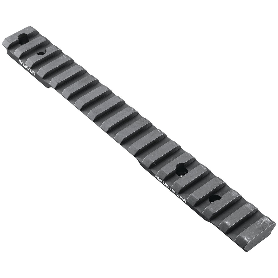 Weaver 99475 Extended Multi-Slot Picatinny Base Black Anodized for Mossberg Patriot Short Action
