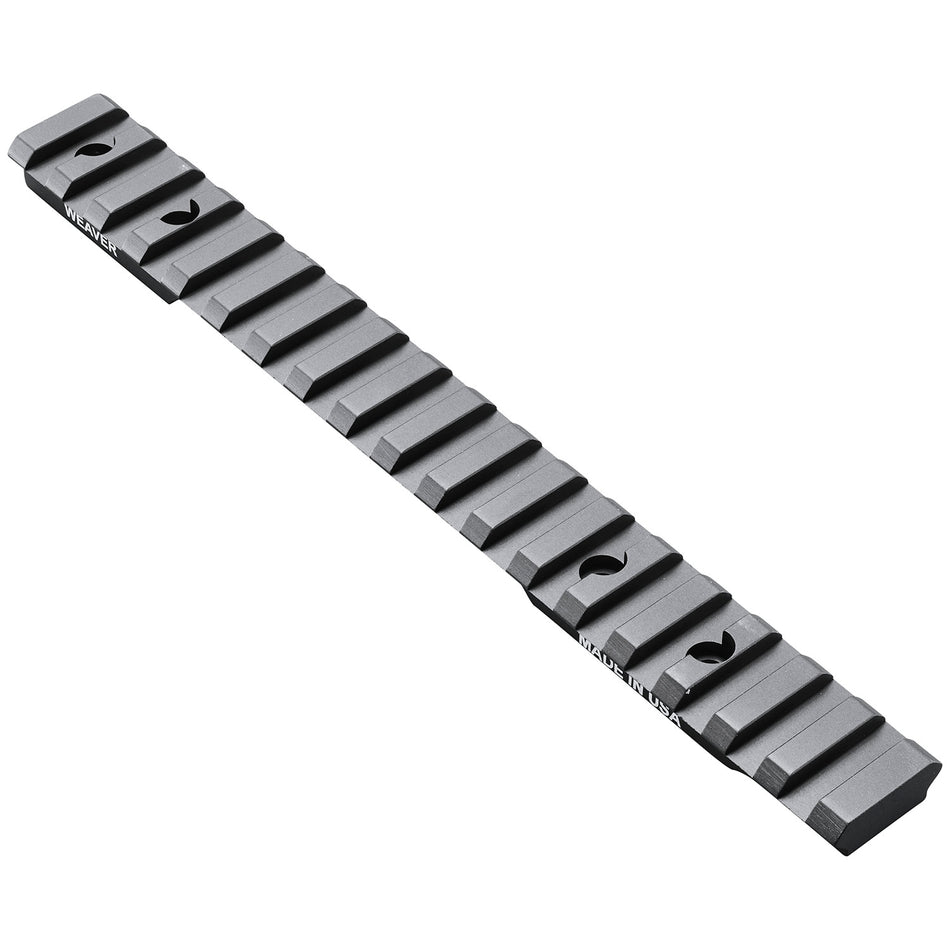 Weaver 99476 Extended Multi-Slot Picatinny Base Black Anodized for Winchester XPR Long Action