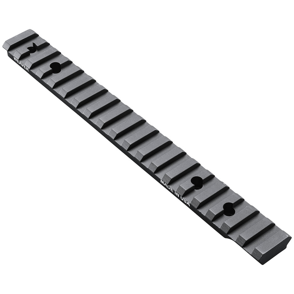Weaver 99487 Extended Multi-Slot Picatinny Base Black Anodized for Savage Axis