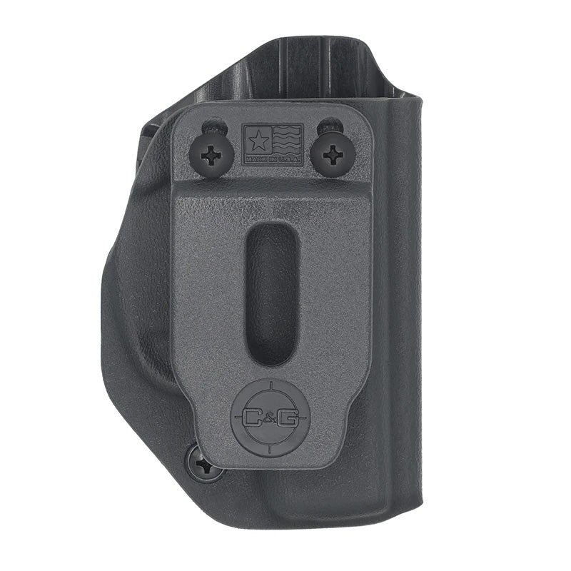 C&G Holsters Covert IWB Black Kydex Holster for Ruger LCP Right Hand