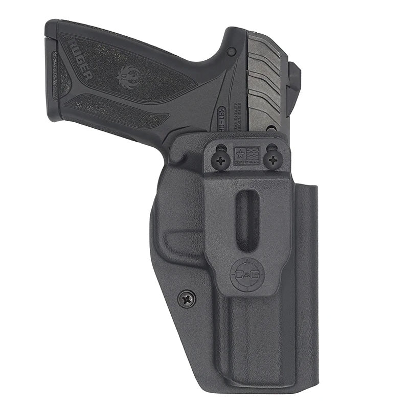 C&G Holsters Covert IWB Black Kydex Holster for Ruger Security 9 Right Hand