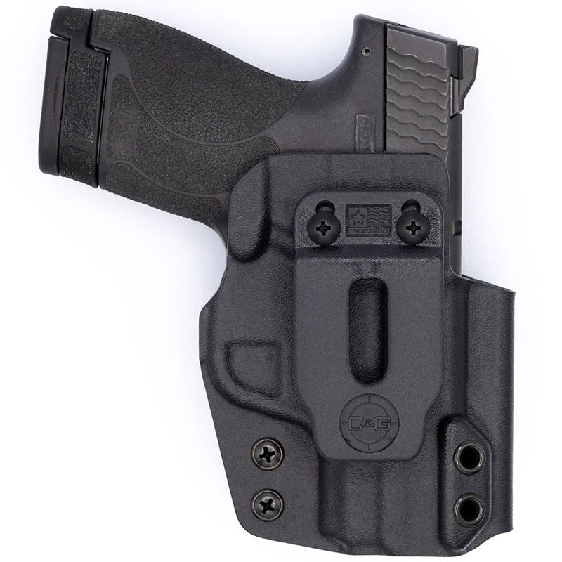 C&G Covert IWB Kydex Holster S&W M&P Shield 9/40 3.1" Left Hand Black