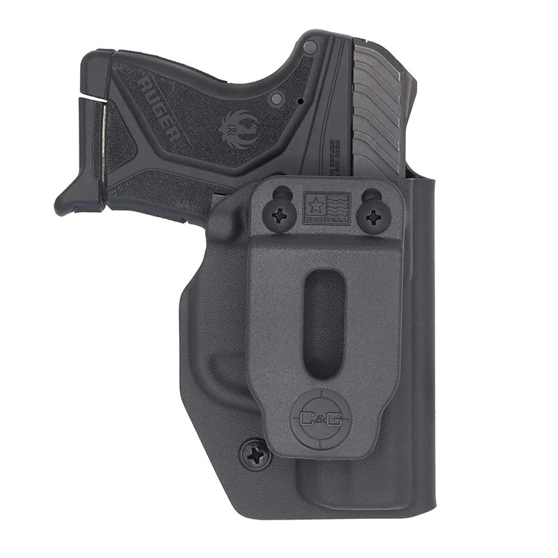 C&G Holsters Covert IWB Black Kydex Holster for Ruger LCP II Right Hand