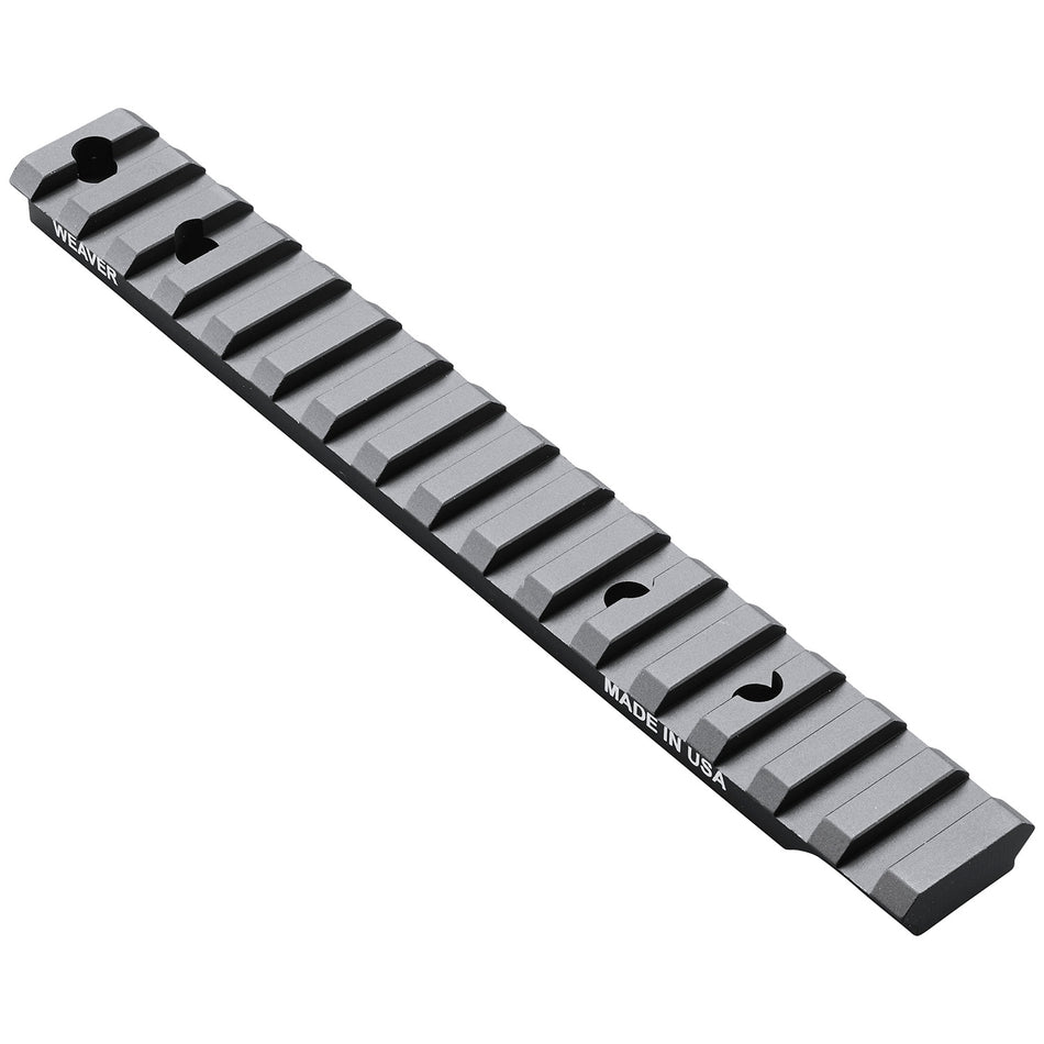 Weaver 99505 Extended Multi-Slot Picatinny Base Black Anodized for Remington 783 Long Action