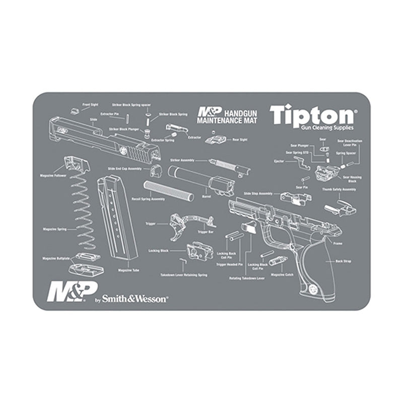 Tipton Maintenance Mat 11"x17" S&W M&P Grey