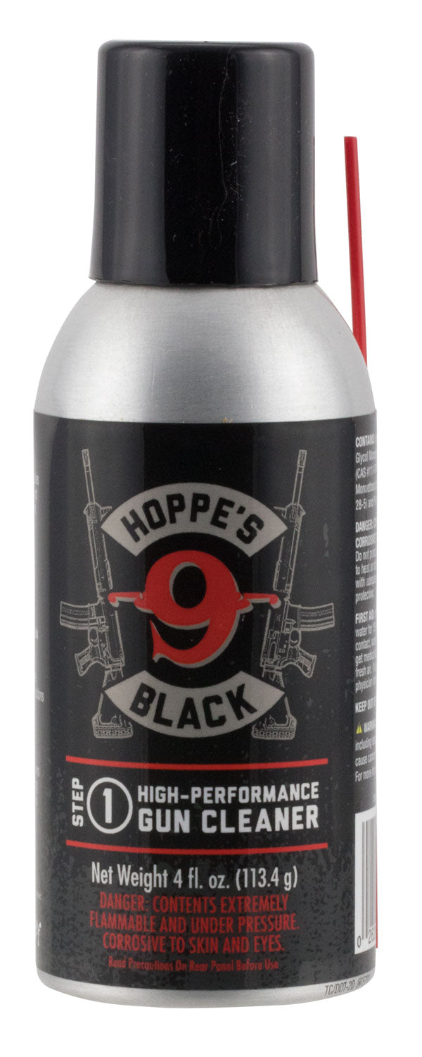 Hoppe's Black Precision Gun Cleaner 4 oz Aerosol Can with Extension Tube