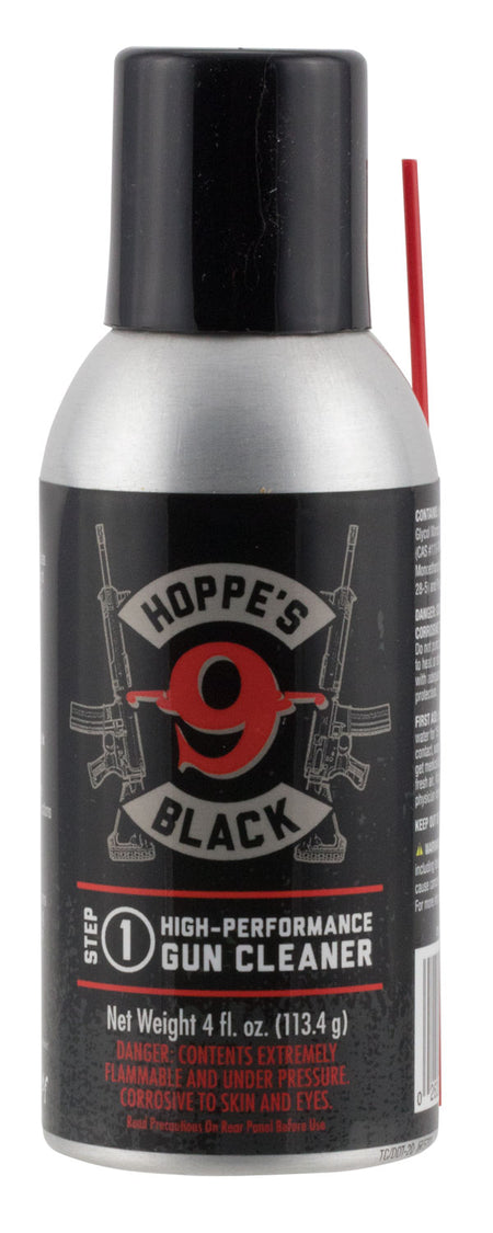 Hoppe's Black Precision Gun Cleaner 4 oz Aerosol Can with Extension Tube