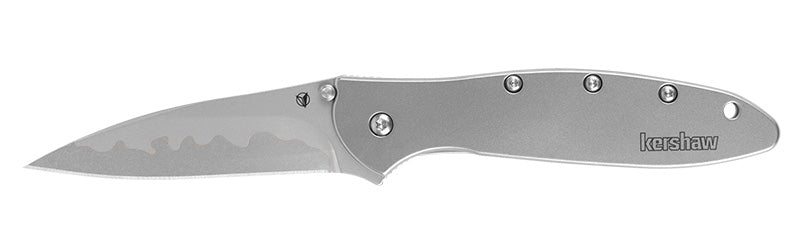 Kershaw Leek 3" Drop Point Composite Blade Pocketknife Silver