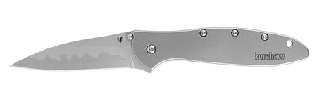 Kershaw Leek 3" Drop Point Composite Blade Pocketknife Silver