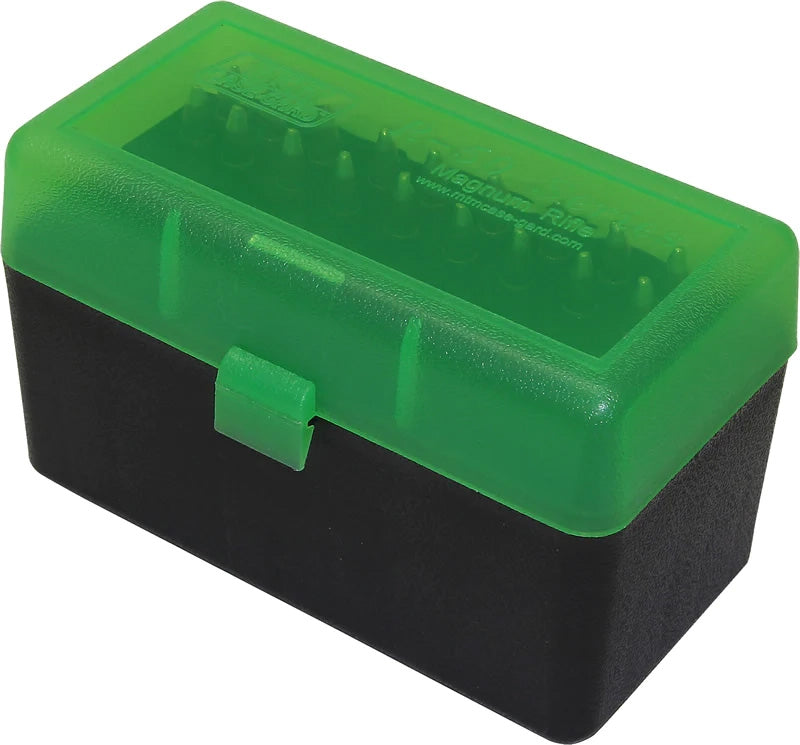 MTM 50 Round .223 Flip-Top Ammo Box Green/Black