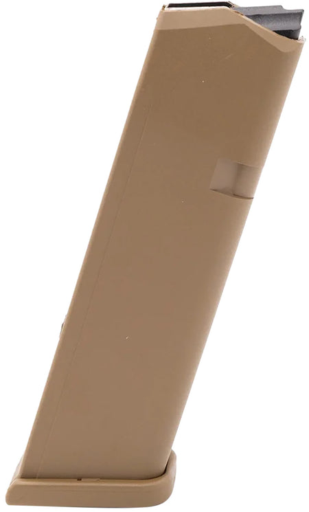 Glock G17/19X 17rd 9mm Luger Handgun Magazine Coyote Tan Polymer