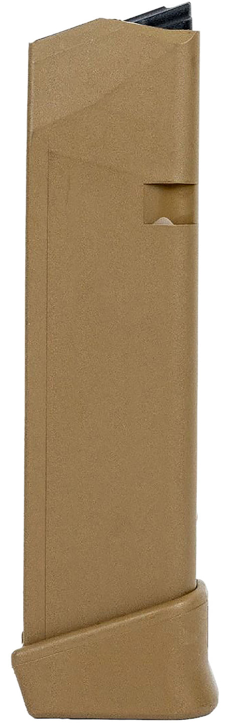 Glock G17/19X 19rd 9mm Luger Handgun Magazine Coyote Tan Polymer