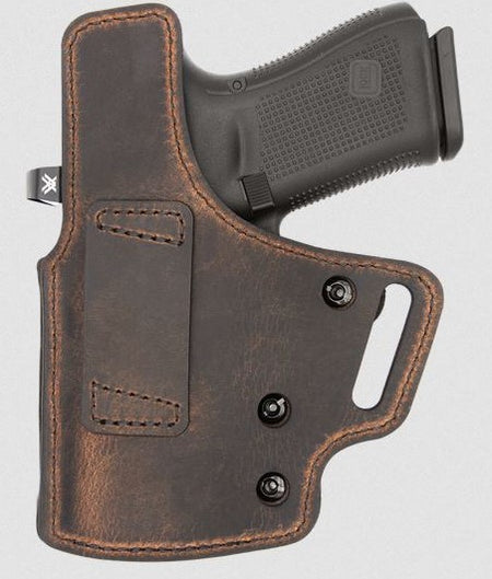 Versacarry Defender Alpha OWB Holster Brown/Black Size 4 3.0" Barrel
