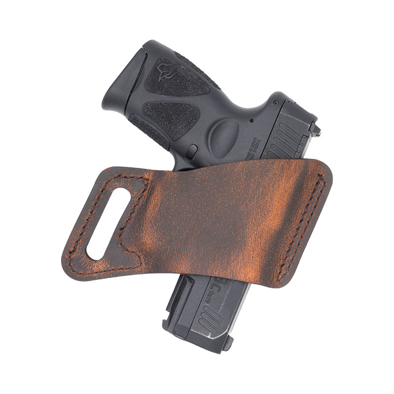 Versacarry Arma OWB Leather Holster, Right Hand - Brown, Size 6