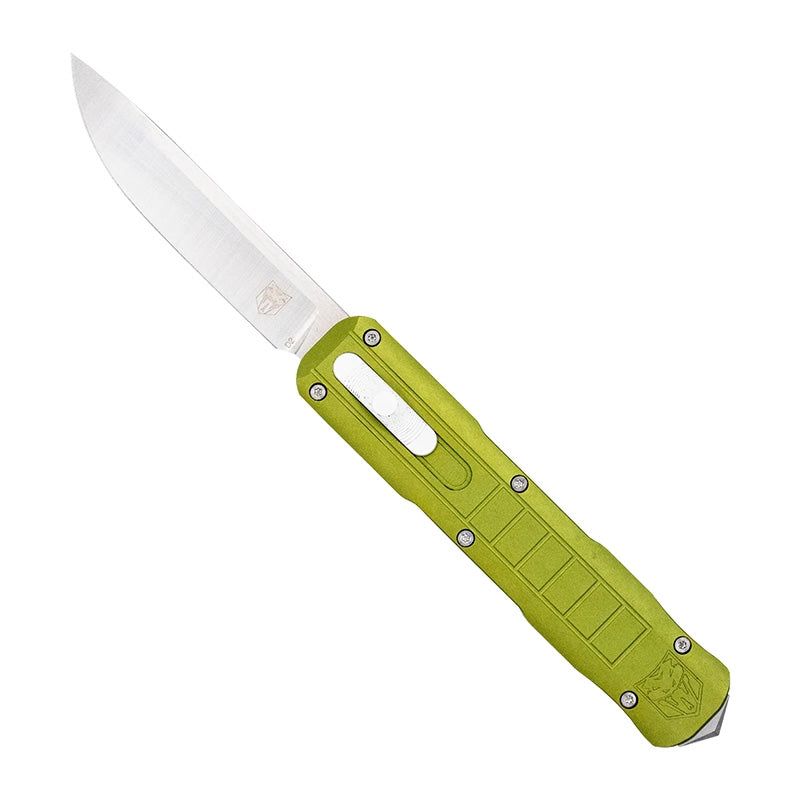 CobraTec Raptor OTF Knife 3.13" Drop Point OD Green