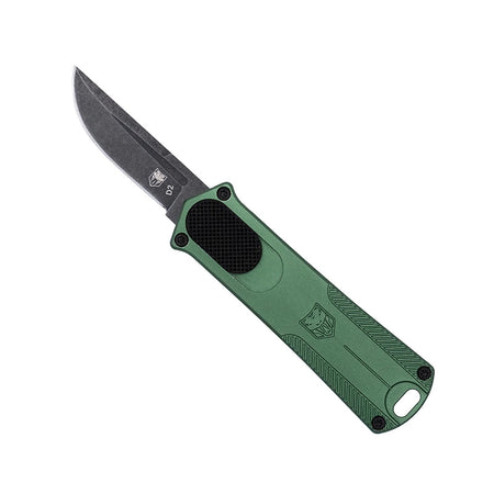 CobraTec California 952 Drop OTF Knife 1.75" OD Green D2