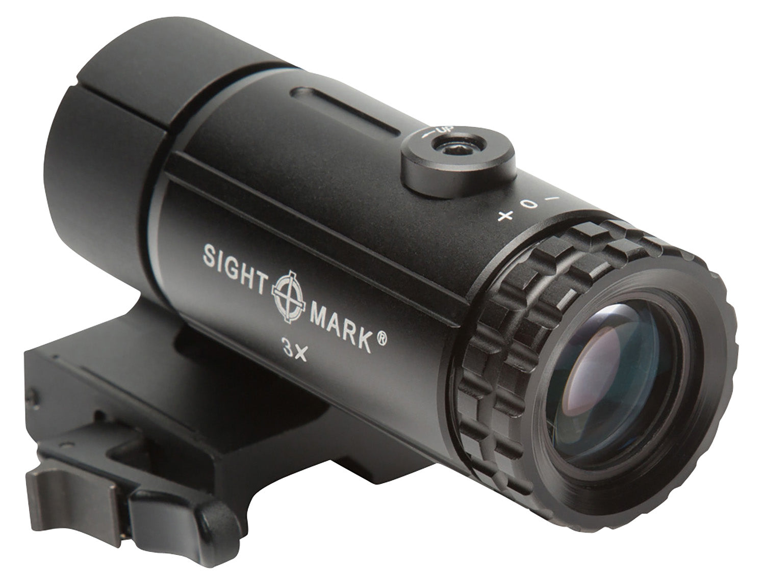 Sightmark SM19063 T-3 3x Magnifier with Flip-to-Side LQD Mount Matte Black 3x23mm