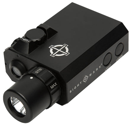 Sightmark SM25012 LoPro Mini Combo Flashlight and Green Laser Sight Matte Black 300 Lumens