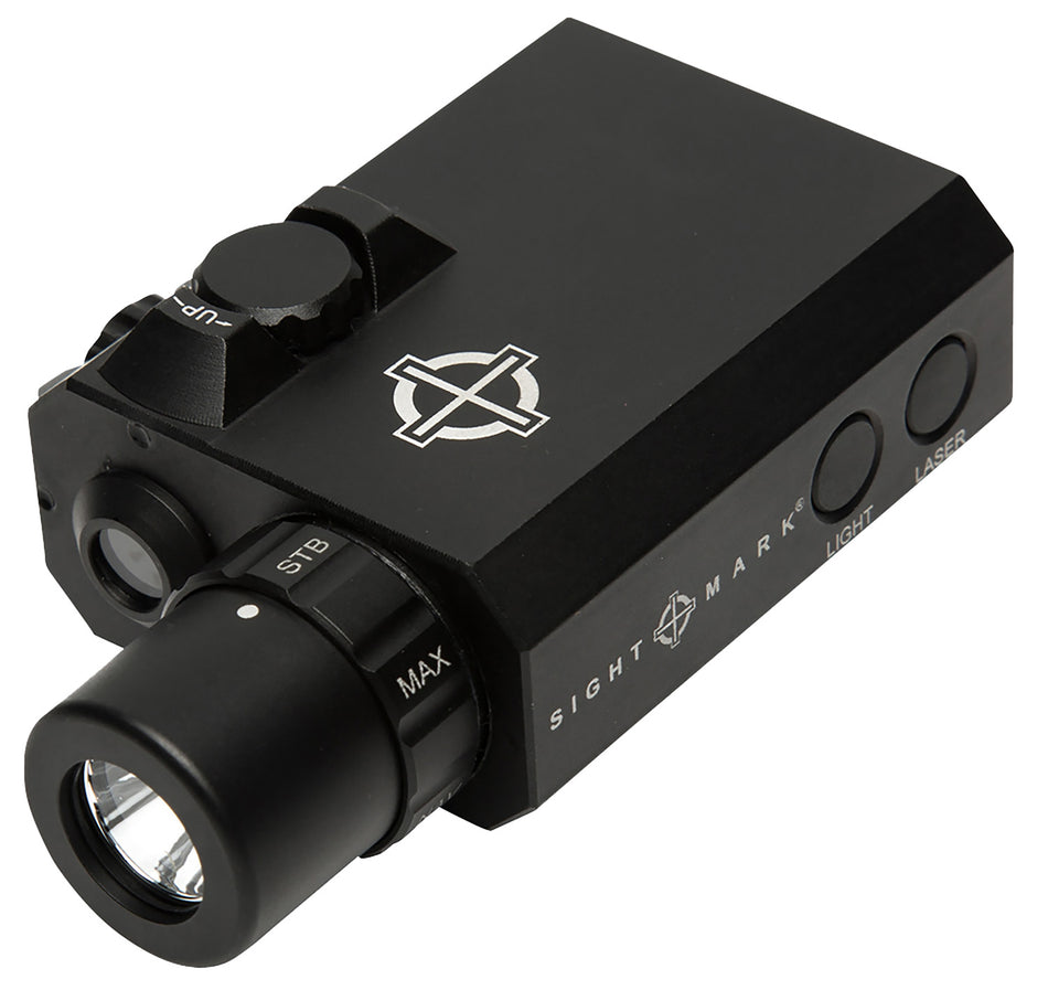 Sightmark SM25012 LoPro Mini Combo Flashlight and Green Laser Sight Matte Black 300 Lumens