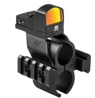 NcSTAR Mossberg 500/590 Barrel Micro-Dot and Rail Mount - Black